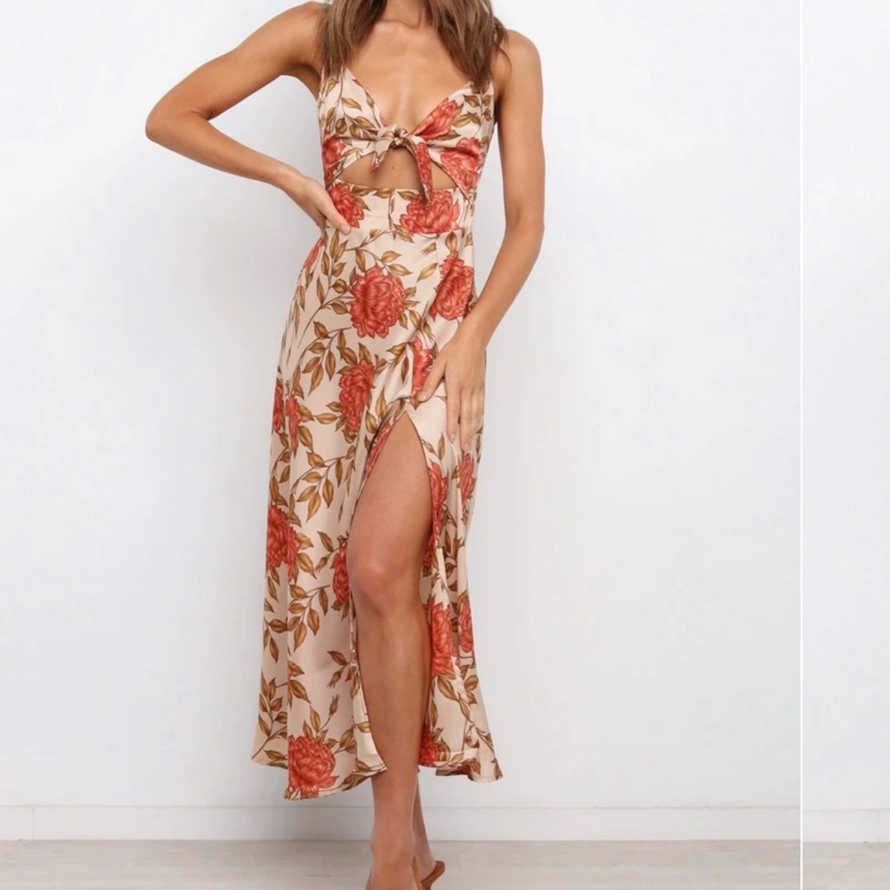 Petal & Pup Kutcher dress. Size 4, color Beige